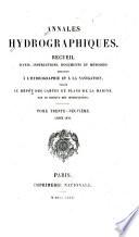 Annales hydrographiques