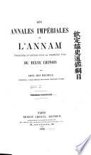 Annales impériales de l'Annam