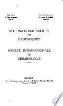 Annales internationales de criminologie