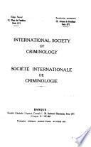 Annales internationales de criminologie