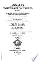 Annales maritimes et coloniales