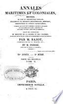 Annales maritimes et coloniales