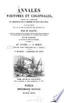 Annales maritimes et coloniales
