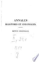 Annales maritimes et coloniales
