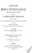 Annales médico psychologiques