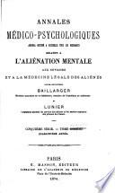 Annales médico psychologiques