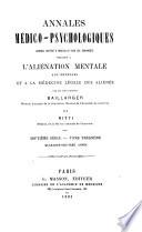 Annales medico-psychologiques