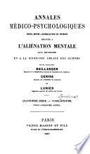 Annales médico-psychologiques