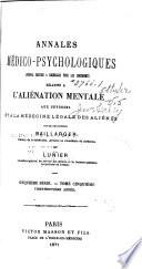 Annales médico psychologiques