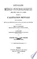 Annales médico-psychologiques