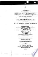 Annales médico psychologiques