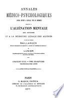 Annales médico-psychologiques