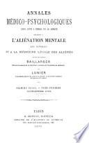 Annales médico-psychologiques
