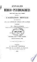 Annales médico psychologiques