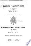 Annales parlementaires de Belgique
