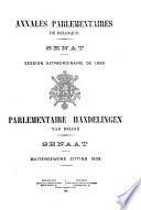 Annales parlementaires de Belgique