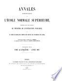 Annales Scientifiques de L'École Normale Supérieure