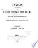 Annales scientifiques de l'École normale supérieure