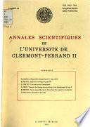 Annales scientifiques de l'Université de Clermont-Ferrand II. Mathématiques