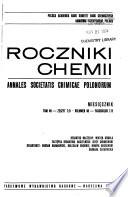 Annales Societatis Chimicae Polonorum