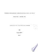 Annals of Cleveland--1818-1935