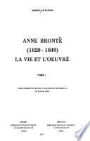 Anne Brontë (1820-1849)