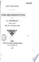 Anne de Geierstein ou la Prophétie