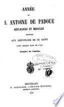 Année de St Antoine de Padoue