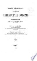 Année véritable de la naissance de Christophe Colomb et revue chronologique de sa vie