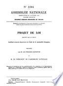Annexe au procès-verbal de la séance du ...