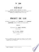 Annexe au procès-verbal de la séance du ...