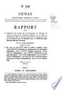 Annexe au procès-verbal de la séance du ...