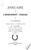 Annnuaire de l'enseignement primaire de la manche