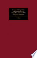 Annotated Bibliographies of Mineral Deposits in Africa, Asia (Exclusive of the USSR) and Australasia