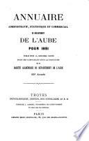 Annuaire administratif et artistique du departement de l'Aube