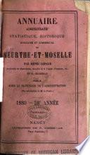 Annuaire administratif, statistique, historique, judiciaire et commercial de Meurthe-et-Moselle