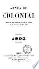 Annuaire colonial