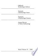 Annuaire d'archéologie suisse
