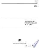Annuaire de jurisprudence de Québec