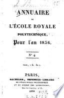 Annuaire de l'École royale polytechnique, pour l'an 1836