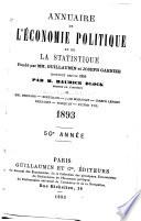 Annuaire de l'économie politique et de la statistique