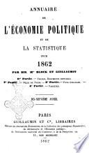 Annuaire de l'economie politique et de la statistique