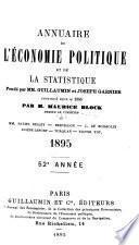 Annuaire de l'économie politique et de la statistique