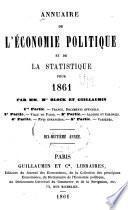 Annuaire de l'économie politique et de la statistique