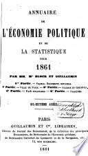 Annuaire de l'économie politique et de la statistique pour ....