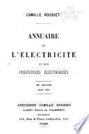 Annuaire de l'électricité et des industries électriques ...
