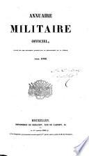 Annuaire de l'état militaire de Belgique