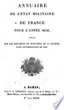 Annuaire de l'état militaire de France