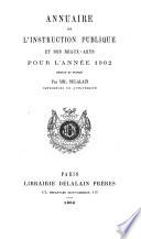 Annuaire de l'instruction publique et des beaux-arts
