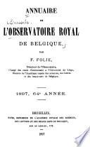 Annuaire de l'Observatoire royal de Belgique